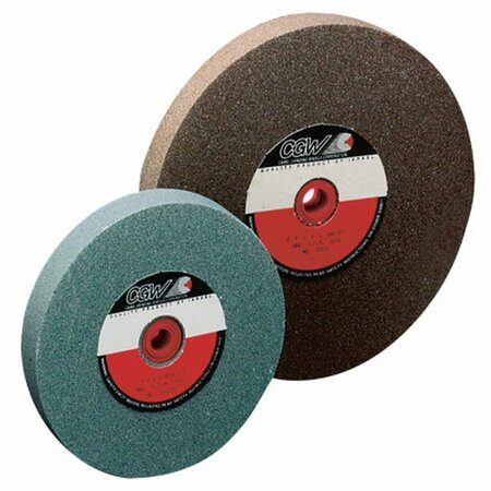 CGW ABRASIVES 38506 Bench Wheel, Green Silicon Carbide 6in x 3/4, 1in Arbor, 100 Grit 38506-CGW